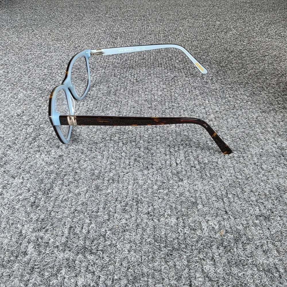 Via Spiga Zyloware 350-S‎ 550 Tortoise And Blue Eyeglasses Frame 53-15-140